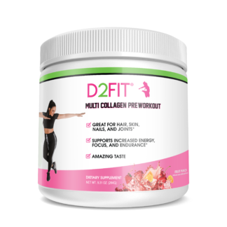 D2Fit Multi Collagen Preworkout (Fruit Punch)