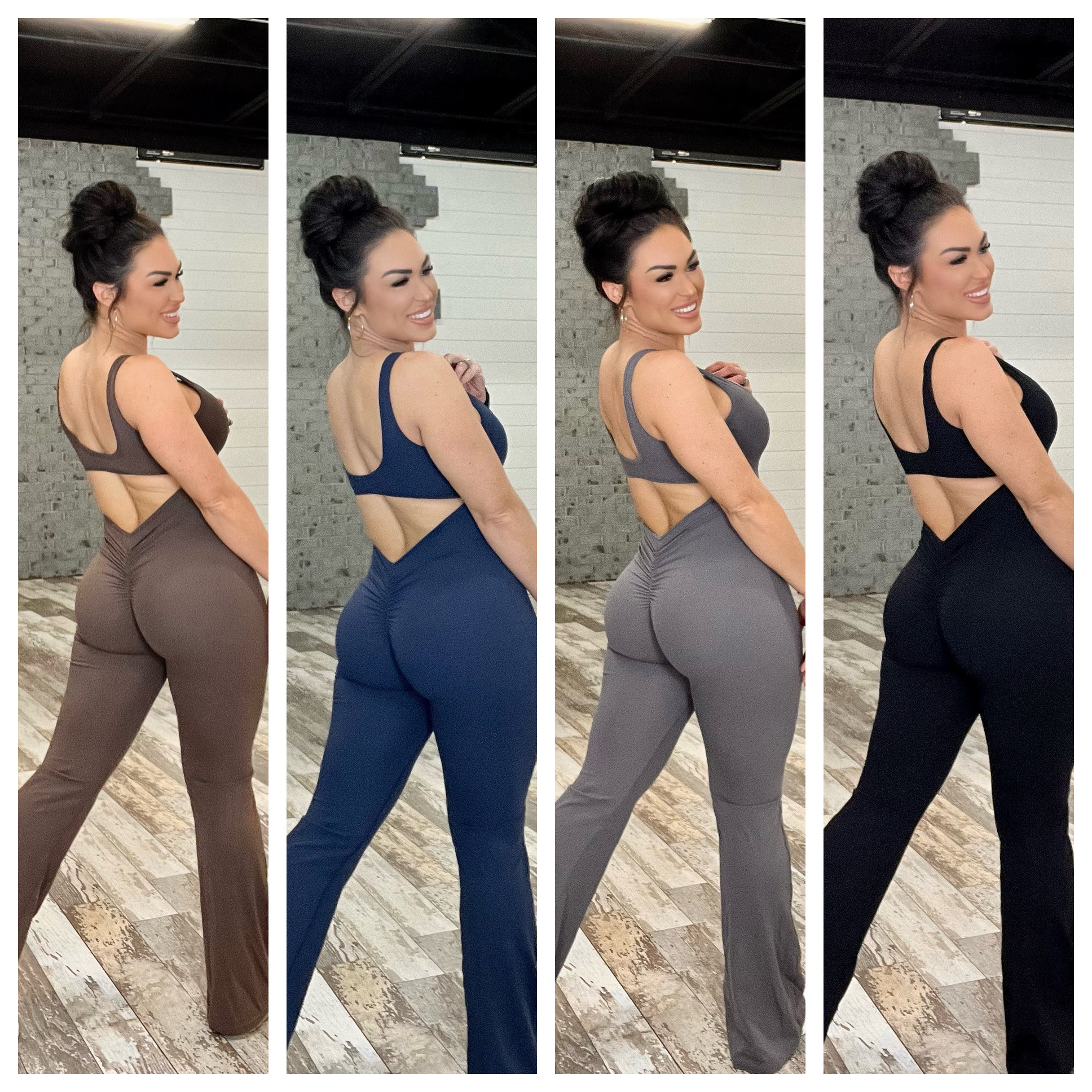 Fit Booty V Back Jumpsuits – Dance2Fit