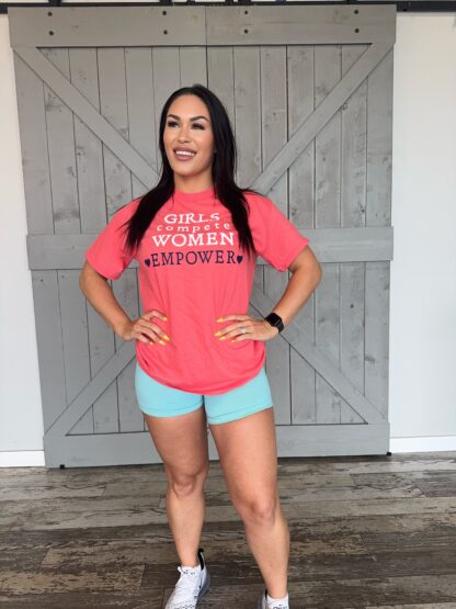 Girls Compete Women EMPOWER (Coral)