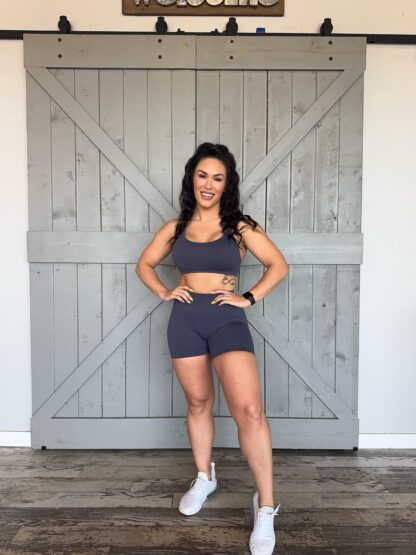 Neutral Strappy Bra & Short Set - Image 9
