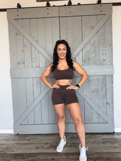 Neutral Strappy Bra & Short Set - Image 17