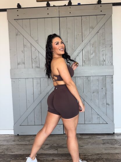 Neutral Strappy Bra & Short Set - Image 18
