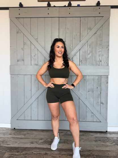 Neutral Strappy Bra & Short Set - Image 20