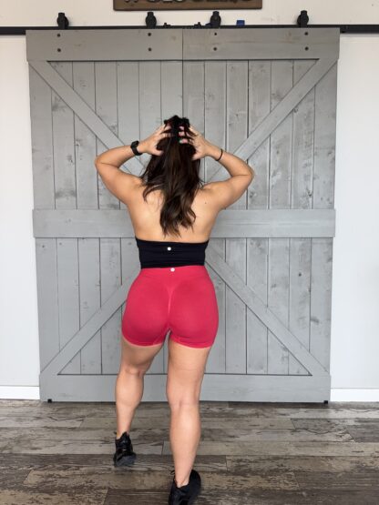Fit Booty Front Crossover Contour Shorts in Small-2XL - Image 17