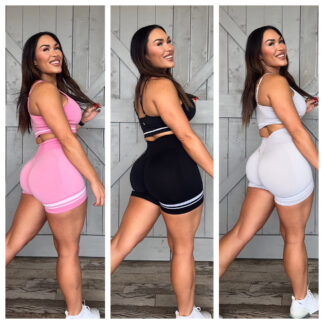 Fit Booty Varsity Line Bra Set (Small-Large)