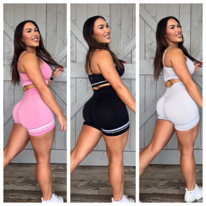 Fit Booty Varsity Line Bra Set (Small-Large)