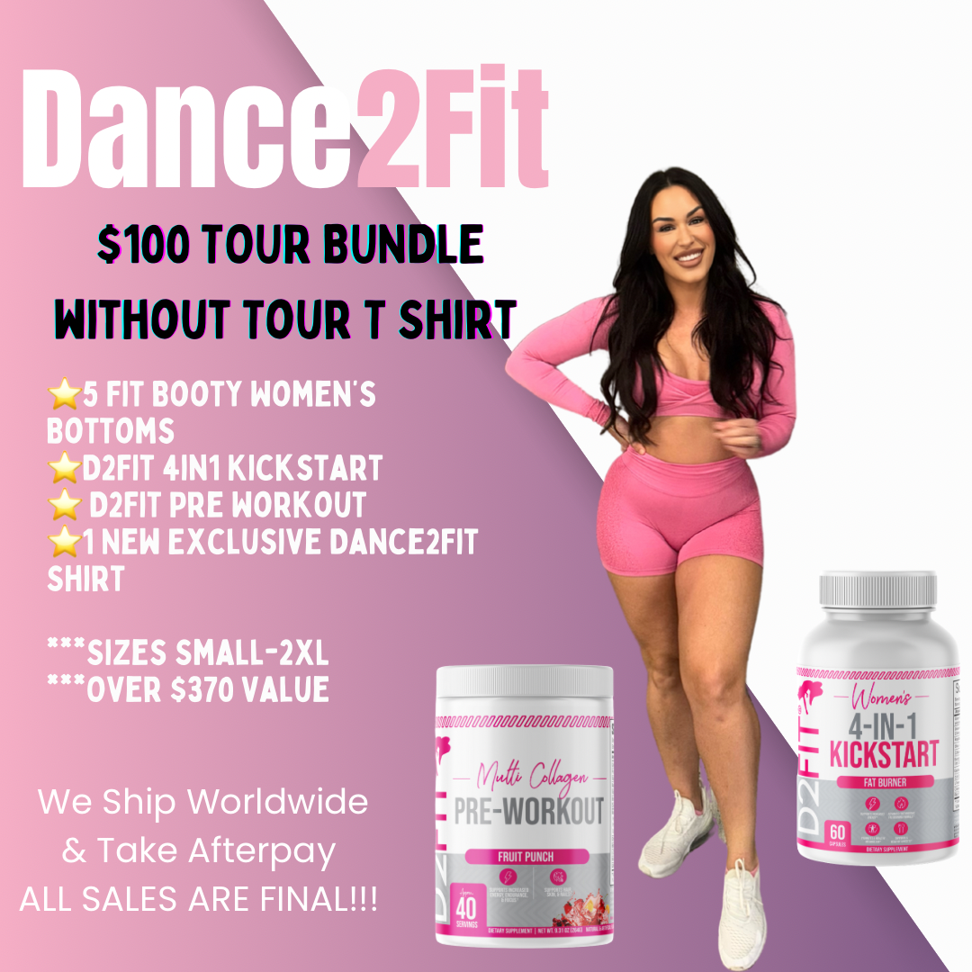 Dance2Fit $100 Tour Bundle WITHOUT Tour T-Shirt