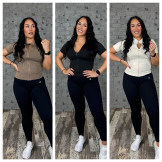 Fit Booty Short Sleeve Curve Jacket