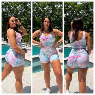 Fit Booty Marble Pocket Set