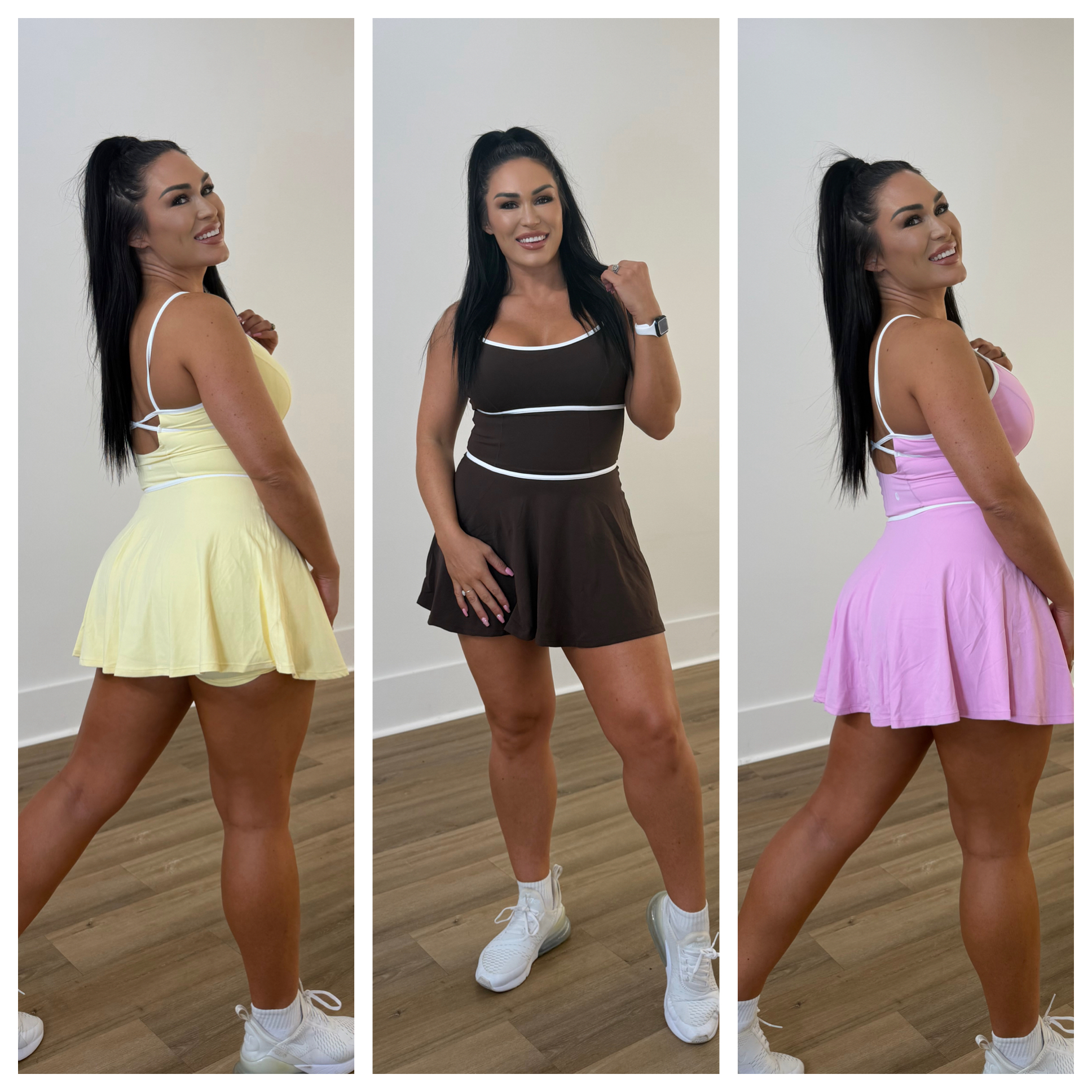 Fit Booty Varsity Dress with Built In Shorts